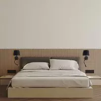 Sieninis šviestuvas MAJA Juodas 10081 TK Lighting skaitymo lempa