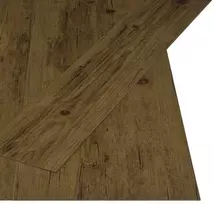 Savaime besiūlių grindų lenta 32 pcs Natūraliai ruda 4,46 m²