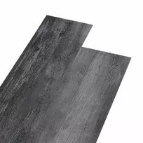 Savaime besiūlių grindų lenta 32 pcs Blizgi pilka 4,46 m² PVC