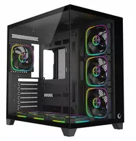 Rampage Obudowa PC ze szkłem hartowanym SEALITE 7x wentylator ARGB PWM Juoda