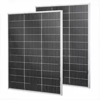 Dvipusiai saulės kolektoriai 100W, monokristalinis fotovoltinis modulis automobiliui, valčiai, kemperiui, IP67 atsparumas vandeniui, aliuminio rėmas, MC4 išvestis, saulės baterija
