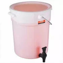19 l gėrimų dozatorius su čiaupu ir dangčiu, didelės talpos plastikinis gėrimų indas, vakarėlių gėrimų serveris, vandens talpa su kraneliu