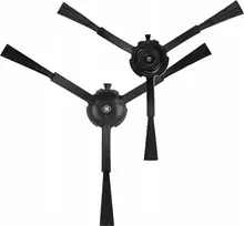JETtools 2x Szczotka Šepetėlis Boczna Czyszcząca Do Roborock S8 S8+ S8 Pro Ultra / Juodas