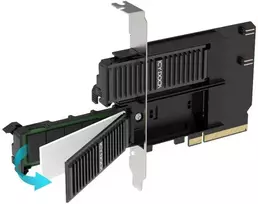 Icy Dock IcyDock Adapteris 2x M.2 NVMe to PCIe 4.0 x8 card bifurcation