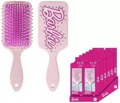 Cerdá Barbie rožinis akmeninis plaukų šepetys 22 cm
