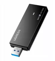 Karta jungiama į tinklą USB UGREEN CM499 Wi-Fi 6 1800Mb/s 2.4 + 5 GHz (juoda)