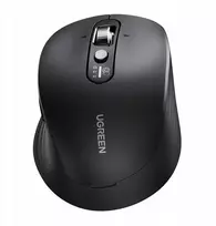 Bevielė pelė UGREEN M752 Bluetooth 5.4 + 2.4 GHz 2xAA (juoda)