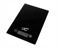 LTC virtuvinės svarstyklės Elektroninės virtuvinės svarstyklės LTC juodos