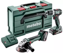 METABO Rinkinys COMBO 18V 2.6.5 18 V (BS 18 L BL + W 18 L BL 9-125 Quick) 1x2,0Ah 1x4,0Ah METABOX
