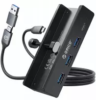 HUB USB Orico 1x USB-C + 3x USB-A 3.2 Gen1 (MH4PC-10-BK-BP)