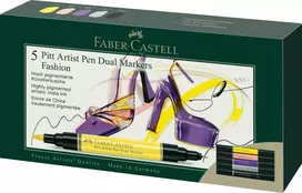 Faber-Castell – Indijos rašalas PAP Dual Marker fashion (5 vnt) (162006)