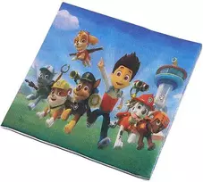 Vienkartinės popierinės servetėlės „Paw Patrol” 20 vnt.