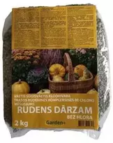 GARDEN+ Rudeninės trąšos augalams NPK 3,5-10-15, granuliuotos, 2kg