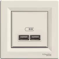 Schneider Electric USB LIZDAS ASFORA 2.1A KREMAS