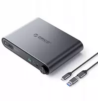 Orico 10w1 USB-C su obudową M.2 NVMe/SATA, audio 3,5mm, RJ45, HDMI 4K@60Hz, PD 100W