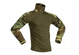Invadergear Invader Gear Combat Shirt Woodland Taktiniai marškiniai