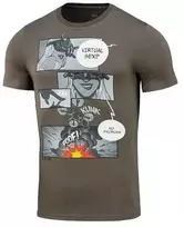 M-Tac T-Shirt Comics Drone Girl Marškinėliai su dronų motyvais