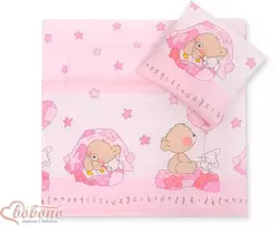 Bobono Patalynės komplektas kūdikiui Teddy Bear Pram – jaukumui ir saldiems sapnams.