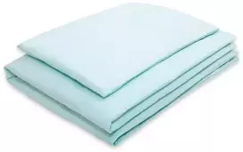 Vaikiška patalynės užvalkalų komplektas mėtų spalvos 120×90 cm 2 dalių