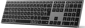 inateck Klaviatūra, ergonomic design, QWERTZ grau
