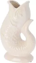 Mondex Žuvies formos akmens masės vaza 16x26,5 cm