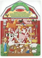 Melissa & Doug - Daugkartinio naudojimo minkštų lipdukų žaidimų rinkinys „Ūkis“ (806034)