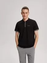 Vyriški polo marškinėliai juodi