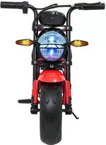 Vaikiškas elektrinis motociklas su 300W varikliu, LED žibintais, Bluetooth, nuo 3 metų, juodas