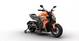 Vaikiškas Ducati Diavel x Bentley elektrinis motociklas su Bluetooth ir LED žibintais, nuo 3 metų
