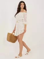 Italy Moda Kombinezonas-MI-KO-4312.92-jasny smėlio spalva