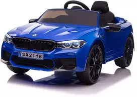 Vaikiškas elektromobilis MUKUTISRIDES BMW M5 DRIFT (mėlynas, vienvietis)