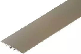 Aliuminė grindų juostelė C32, plokščia, šampano spl., 35 mm pločio, 93 cm ilgio