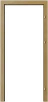 Reguliuojama durų stakta PORTA SYSTEM, Katanijos ąž sp., 646 x 2038 x 75 - 95 mm, dešinė