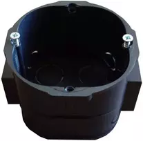Potinkinė sujungiama dėžutė Liregus, 78x66,3x45,6mm, 650 °C, IP20, su varžt, juodos sp