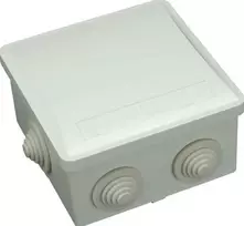 Virštinkinė paskirstymo dėžutė Vilma, 80x80x40mm, 650 °C, IP44, pilkos sp.