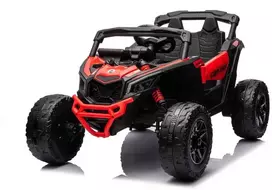 Vaikiškas elektromobilis MUKUTISRIDES ATV CAN-AM Maverick (raudonas, vienvietis)
