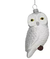 Nežinomas Eglutės žaisliukas Owl, 10.4 cm, plastikas