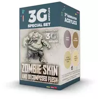 AK Interactive Wargame Zombie odos akrilinių dažų rinkinys 3Gen