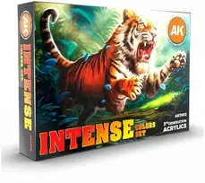 AK Interactive Intense Colors 3rd Gen akrilinių dažų rinkinys 6 vnt