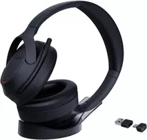 Ausinės Yealink BH78 Laisvų rankų įranga Vielinis ir Bevielis Su lankeliu Skambučiai / muzika USB Type-C / USB Type-A Bluetooth Įkrovimo stovas Juoda