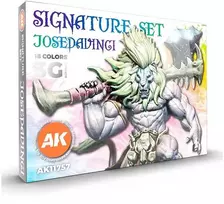 AK Interactive Jose Davinci 3rd Gen akrilinių dažų rinkinys, 18 spalvų