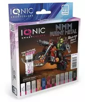 Ionic Smart Colors IONIC akrilinių dažų rinkinys NMM sudegintam metalui, Akore