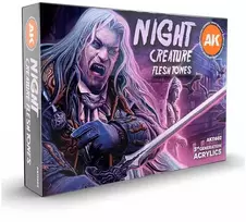 AK Interactive Night Creature oda, akrilinių dažų rinkinys (6 spalvos)