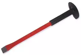 Beast Statybinis kaltas 250mm plokščias su guminiu rankena
