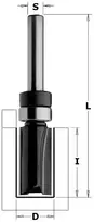 Kopijuojanti freza CMT Contractor K911-220B S=8 mm, D=22 mm