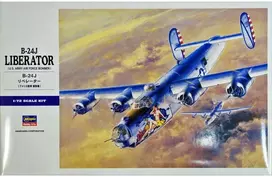 Hasegawa B-24J Liberator 1/72 plastikinis lėktuvo modelis
