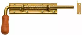 DMX Vartų skląstis su spyruokle WSP 420x190 mm žalvario