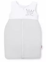 Medvilninis miegmaišis vaikams 6-12 mėn., visų sezonų, TOG 2.5, pilkas Little Prince