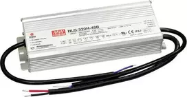 Bikuvalt 320W LED impulsinis maitinimo šaltinis MEAN WELL, 48V, 6.7A, IP67, dimeriuojamas