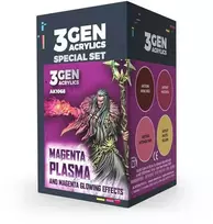AK Interactive Magenta plazmos švytėjimo akrilinių dažų rinkinys 3Gen